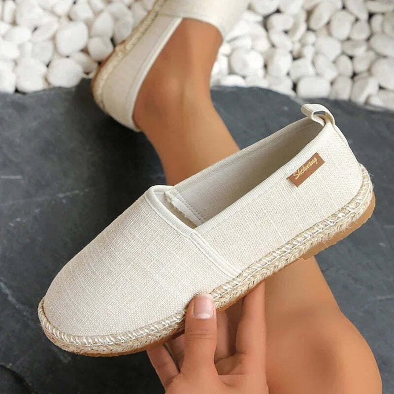 Espadrille femme plate pour la marche - 37 / RoyalBlue
