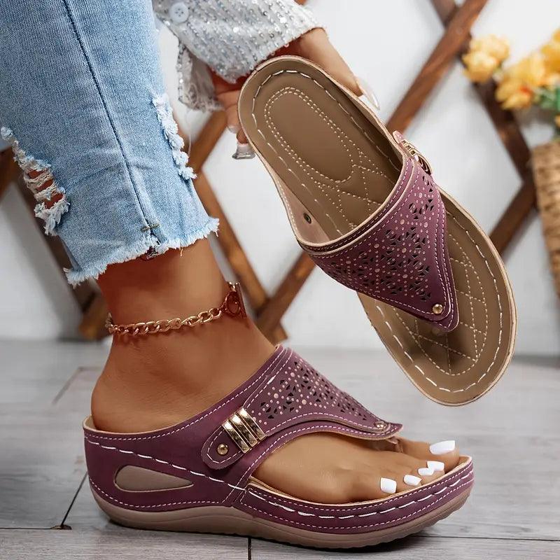 Sandales compensées De plage pour femme - Sill - Confort Orthopédique