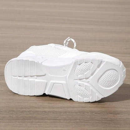 Chaussures orthopédiques femme Blanches Épaisses - Niora - Confort Orthopédique