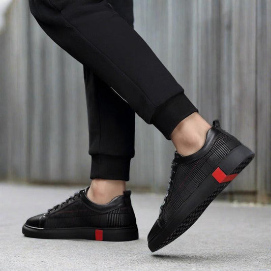 Chaussures Orthopédique Homme élégantes Noir - Glenn - Confort Orthopédique