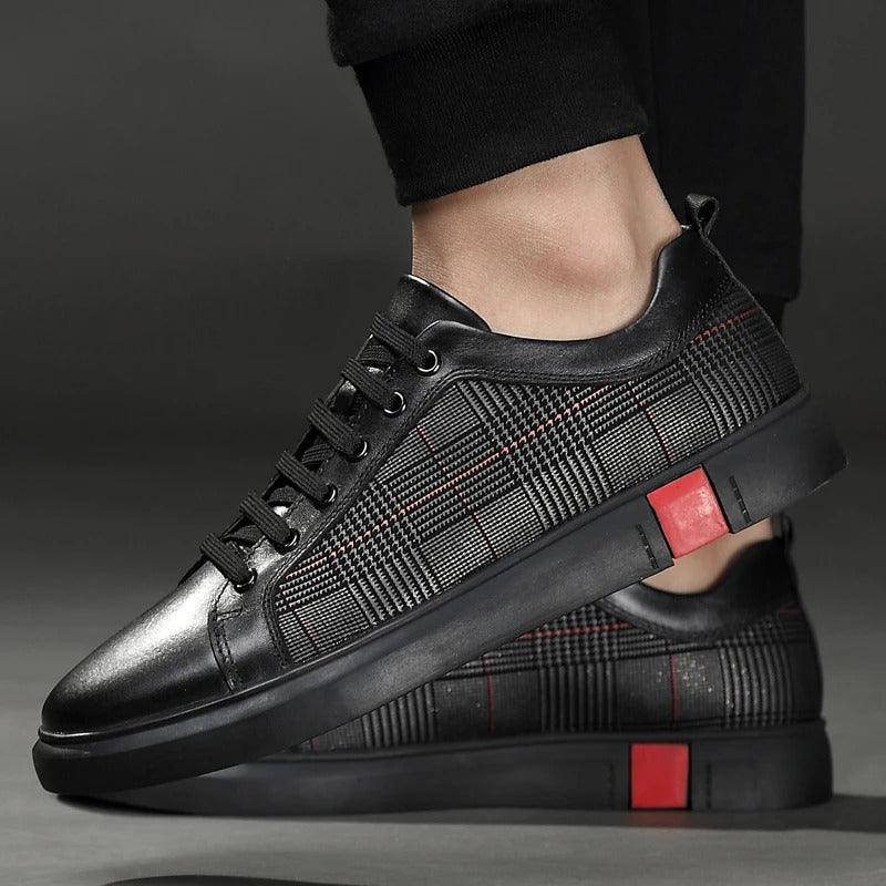 Chaussures Orthopédique Homme élégantes Noir - Glenn - Confort Orthopédique