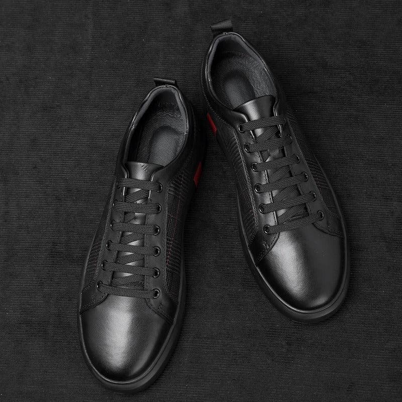 Chaussures Orthopédique Homme élégantes Noir - Glenn - Confort Orthopédique