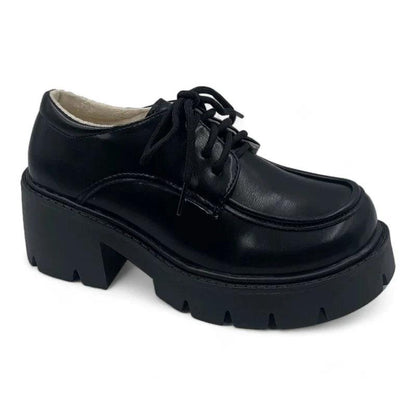 MAUD - Mocassins à talons à lacets Confort Orthopédique