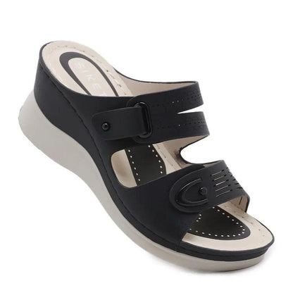 Sandale Orthopédique Femme Confortable Style Rétro Confort Orthopédique