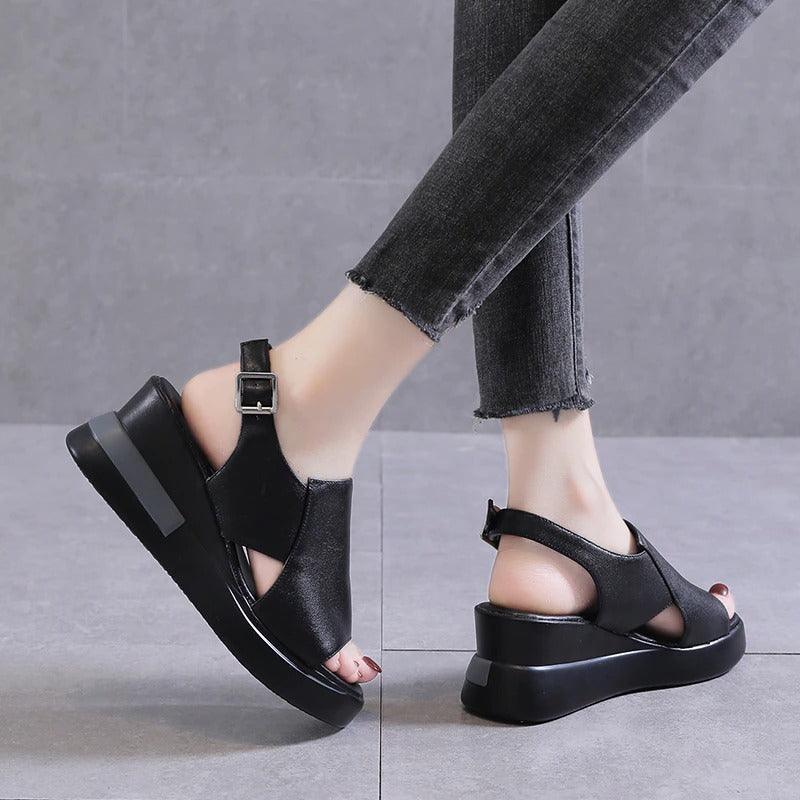 Sandales orthopédique femme Sangle boucle Confort Orthopédique