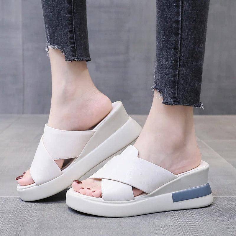 Sandales orthopédique femme Sangle boucle Confort Orthopédique