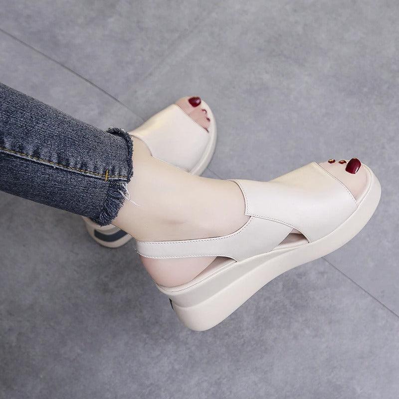 Sandales orthopédique femme Sangle boucle Confort Orthopédique