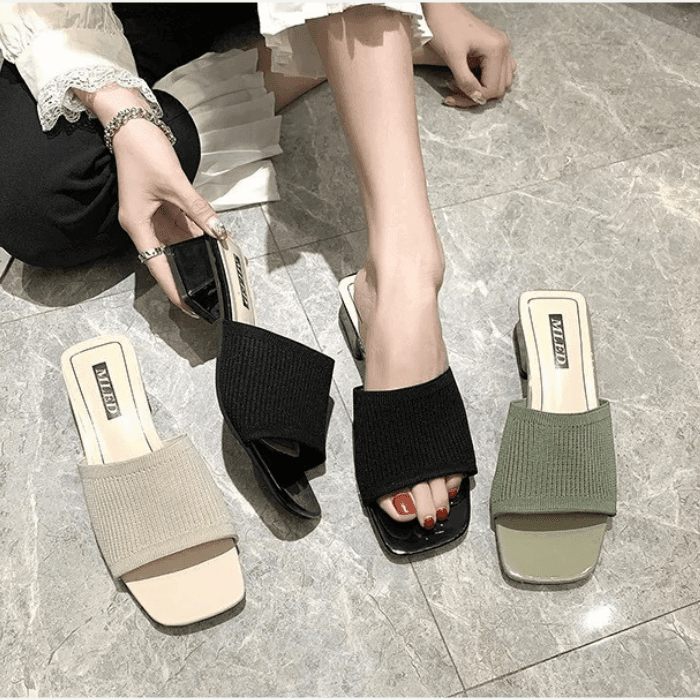 SANDALES FEMME CHIC À TALON - Confort Orthopédique