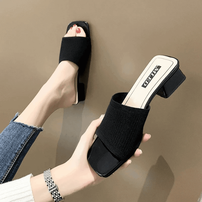 SANDALES FEMME CHIC À TALON - Confort Orthopédique