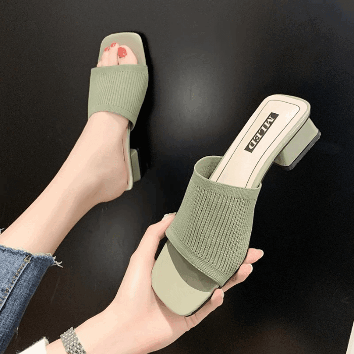 SANDALES FEMME CHIC À TALON - Confort Orthopédique