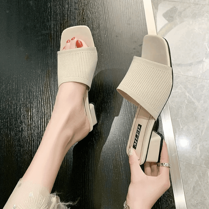 SANDALES FEMME CHIC À TALON - Confort Orthopédique