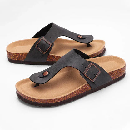Sandales Orthopédiques Antidérapantes et Confortables pour Hommes et Femmes - Noir / 39