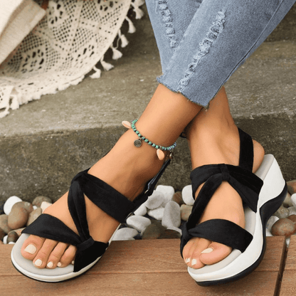 SANDALES ORTHOPÉDIQUES FEMME TRESSÉES - Confort Orthopédique