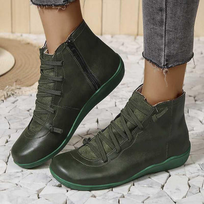 Chaussures à cheville Orthopédiques et rétro pour femmes - Meva - Confort Orthopédique