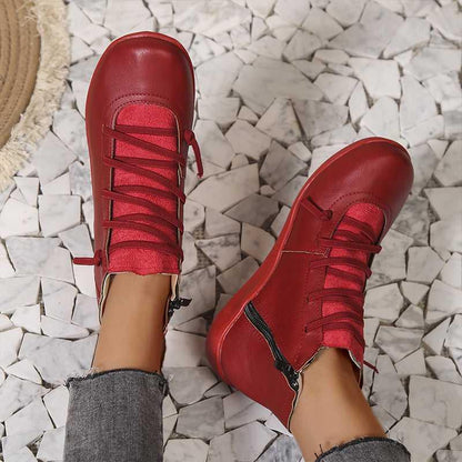 Chaussures à cheville Orthopédiques et rétro pour femmes - Meva - Confort Orthopédique