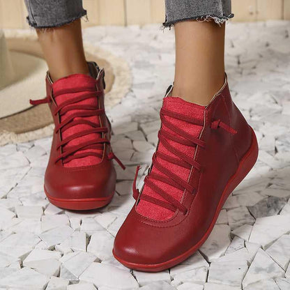 Chaussures à cheville Orthopédiques et rétro pour femmes - Meva - Confort Orthopédique