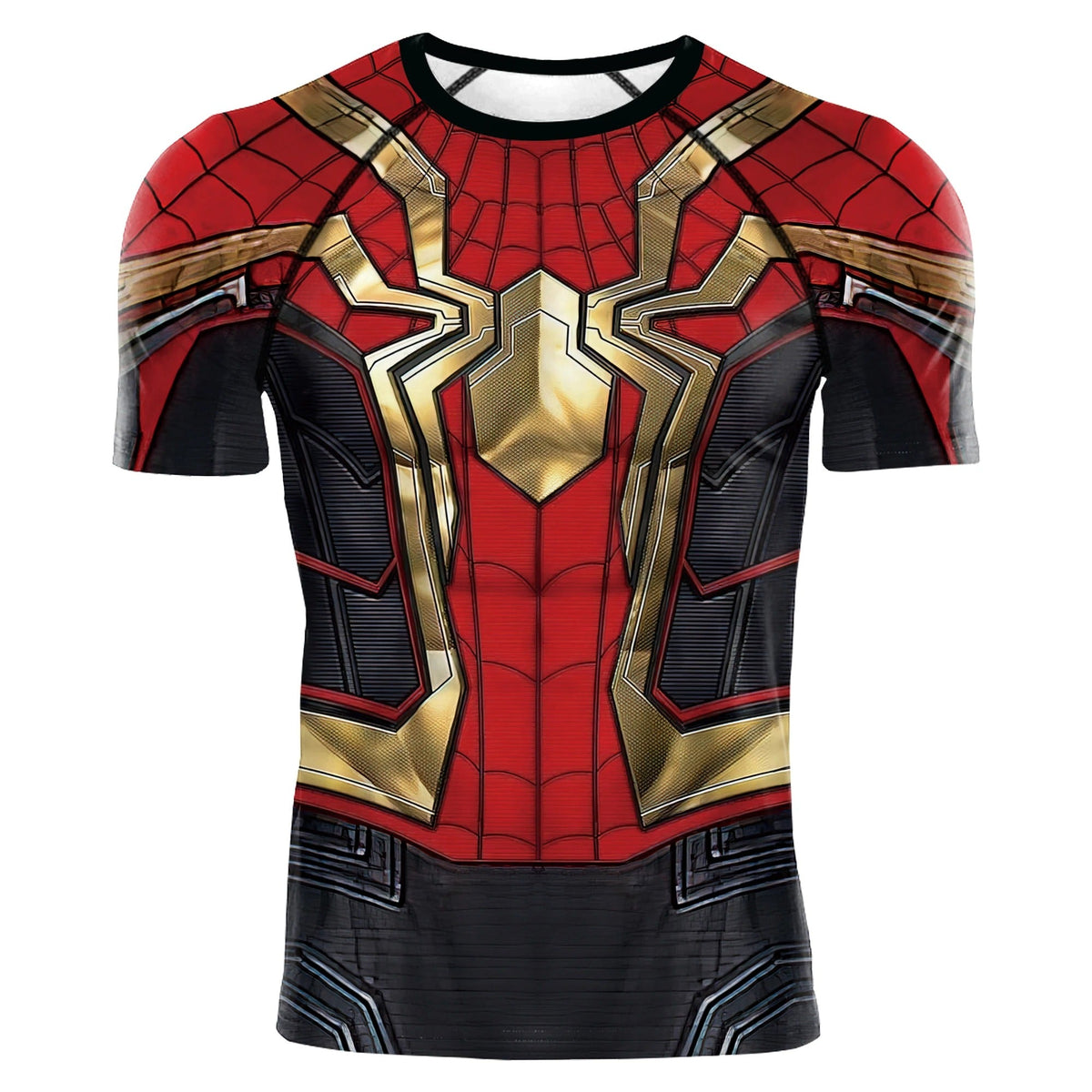 T shirt spiderman compression - M / Jaune
