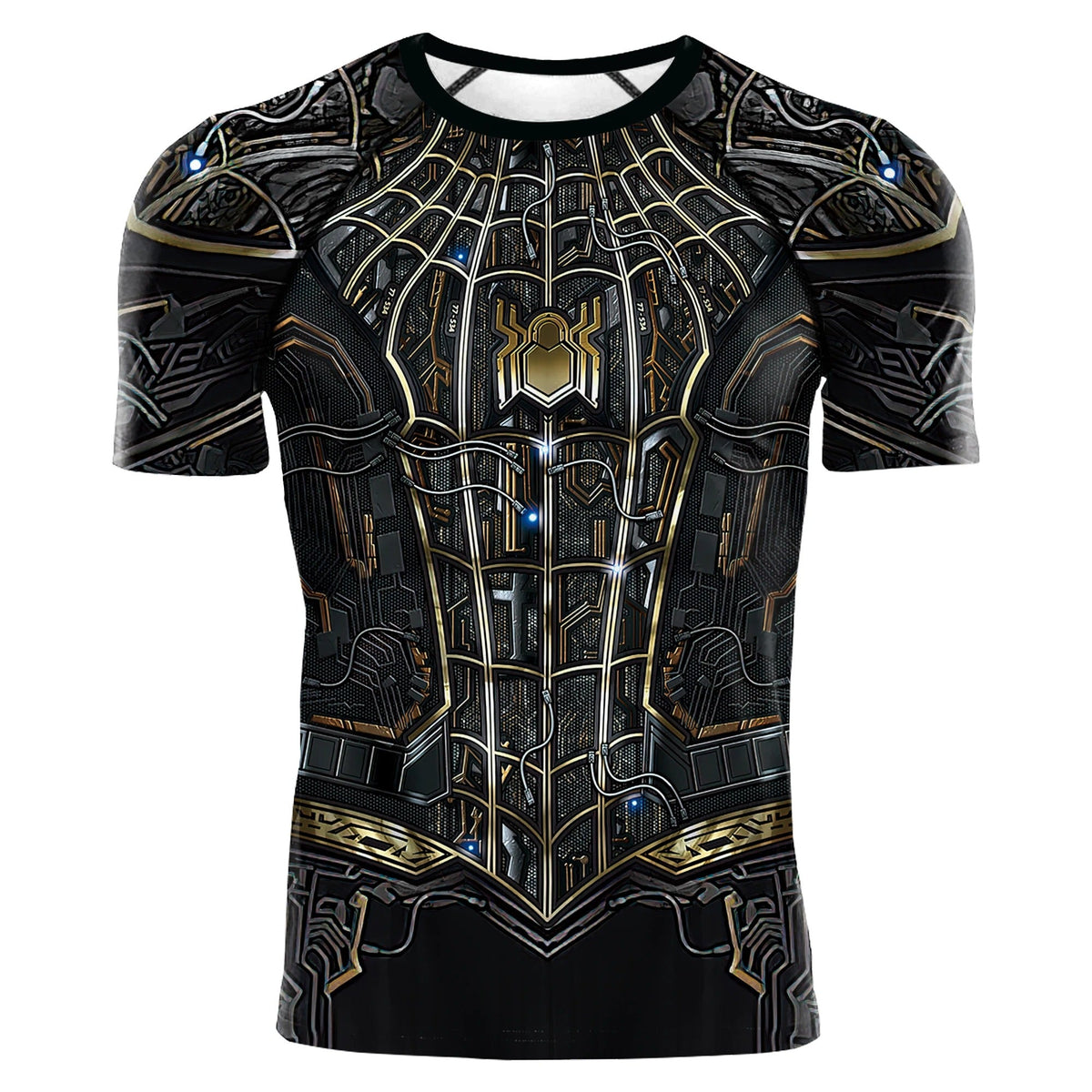 T shirt spiderman compression - S / Noir