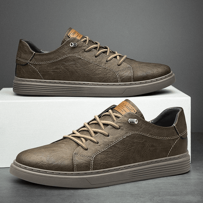 Chaussures à l'italienne en cuir Confort Orthopédique