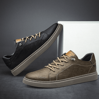Chaussures à l'italienne en cuir Confort Orthopédique