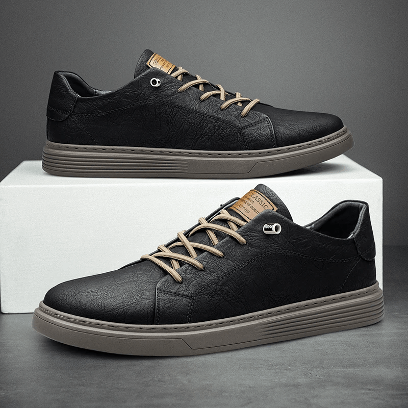 Chaussures à l'italienne en cuir Confort Orthopédique