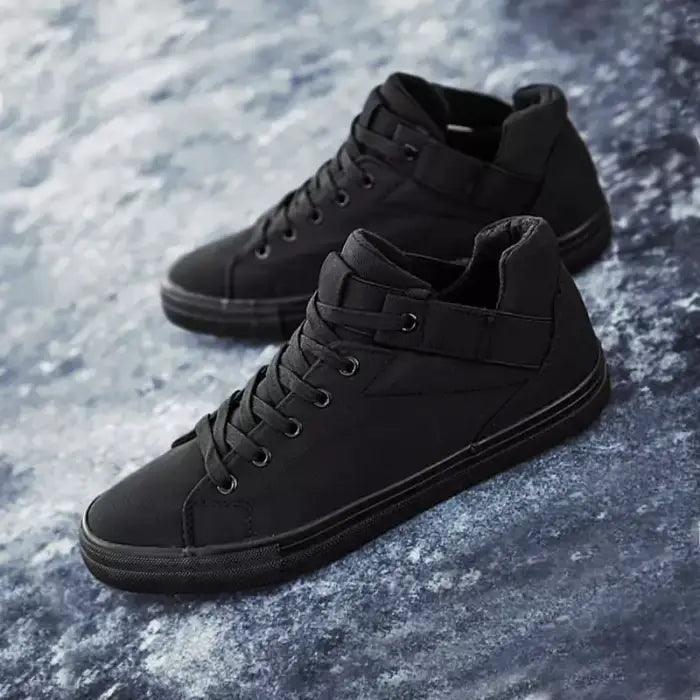 Chaussures Orthopédiques Hommes Black - Confort Orthopédique