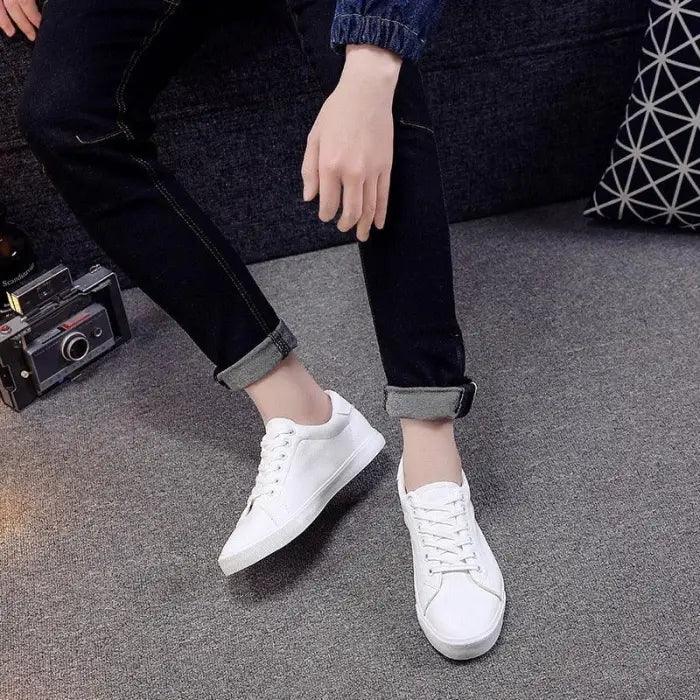 Chaussures Orthopédiques homme décontractées White - Confort Orthopédique