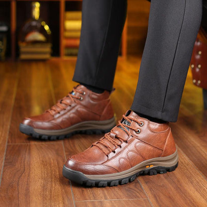 Chaussures Orthopédique hommes - Robert en Cuir Véritable - Confort Orthopédique