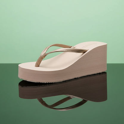 Tong orthopedique femme semelle epaisse - 36 / Wheat