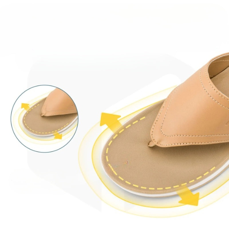 Tongs femme orthopédiques Fitville - Wheat / 42