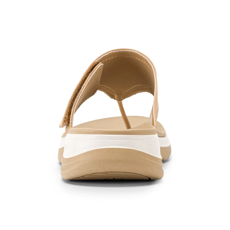 Tongs femme orthopédiques Fitville - Wheat / 40