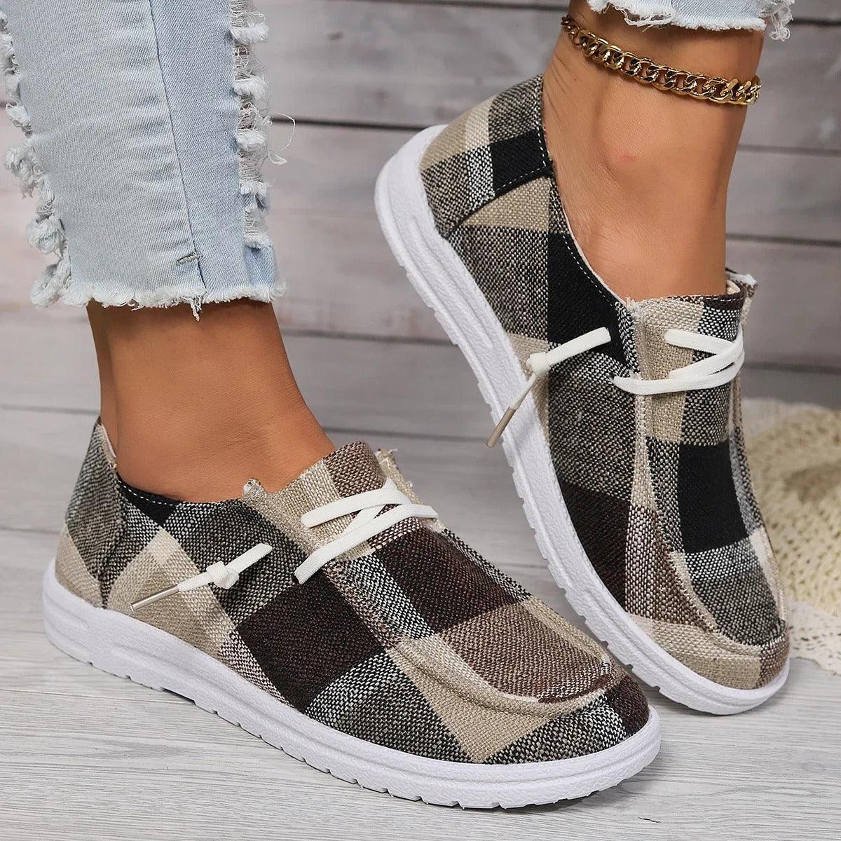 Chaussures Orthopédiques en toile pour dames Catherine - - Confort Orthopédique