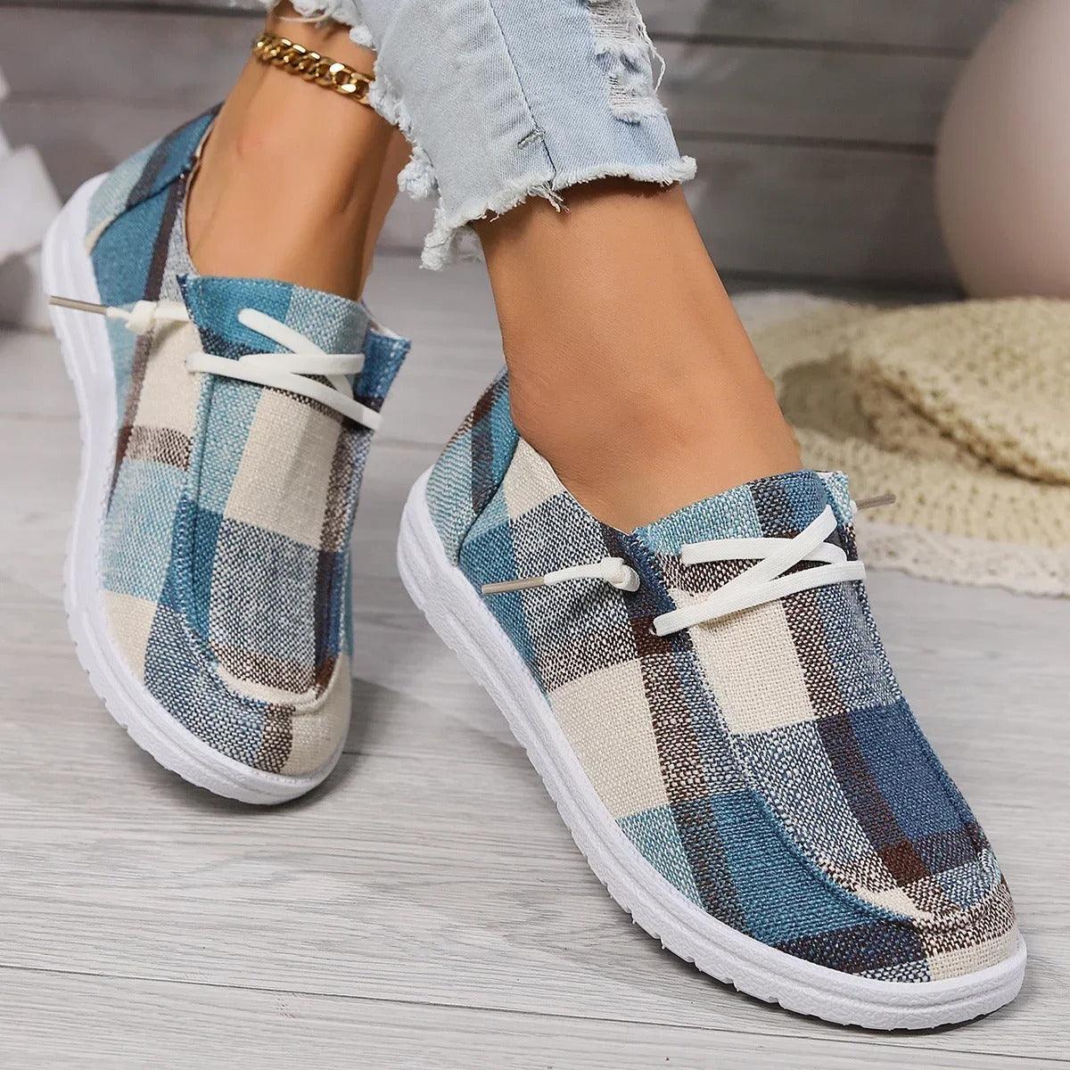 Chaussures Orthopédiques en toile pour dames Catherine - - Confort Orthopédique