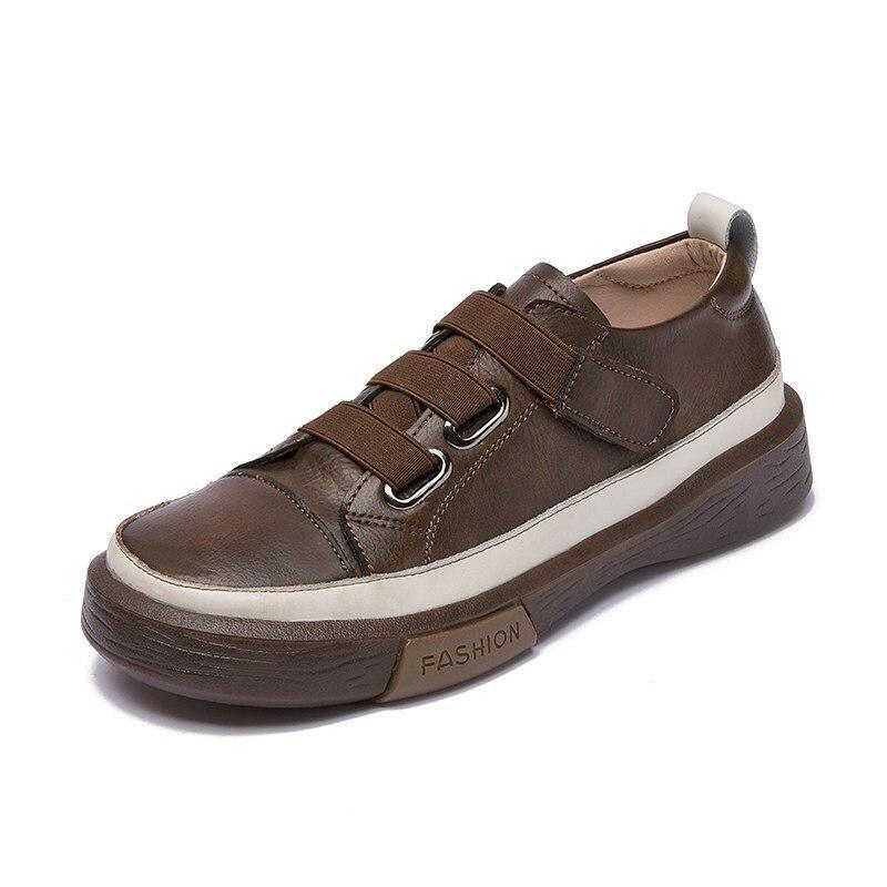 Chaussures orthopédiques Décontractées Plates en Cuir pour Femmes - GTOO Confort Orthopédique