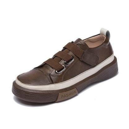 Chaussures orthopédiques Décontractées Plates en Cuir pour Femmes - GTOO Confort Orthopédique