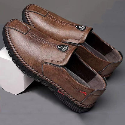 Chaussures en cuir décontractées pour homme - Shock - Confort Orthopédique