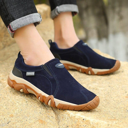 Chaussures de marche antidérapantes pour hommes Confort Orthopédique