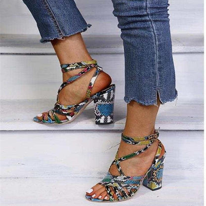 Sandales à talons confortable Confort Orthopédique