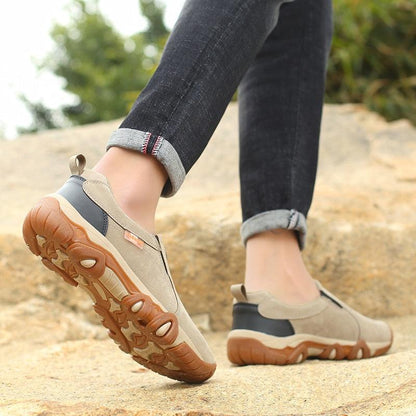 Chaussures de marche antidérapantes pour hommes Confort Orthopédique