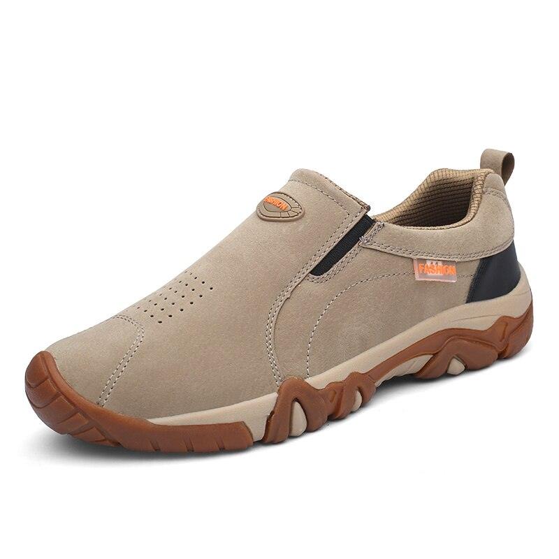 Chaussures de marche antidérapantes pour hommes Confort Orthopédique