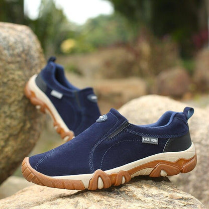 Chaussures de marche antidérapantes pour hommes Confort Orthopédique
