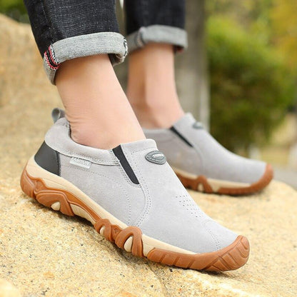 Chaussures de marche antidérapantes pour hommes Confort Orthopédique