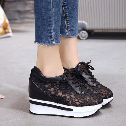 Chaussures femme en dentelle Flower Confort Orthopédique