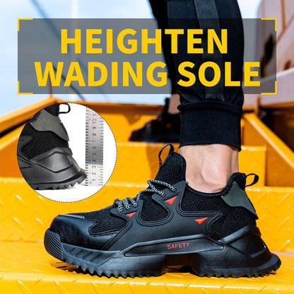 Chaussures de sécurité à bout en acier, respirantes, légères et indestructibles pour hommes - Safety Confort Orthopédique