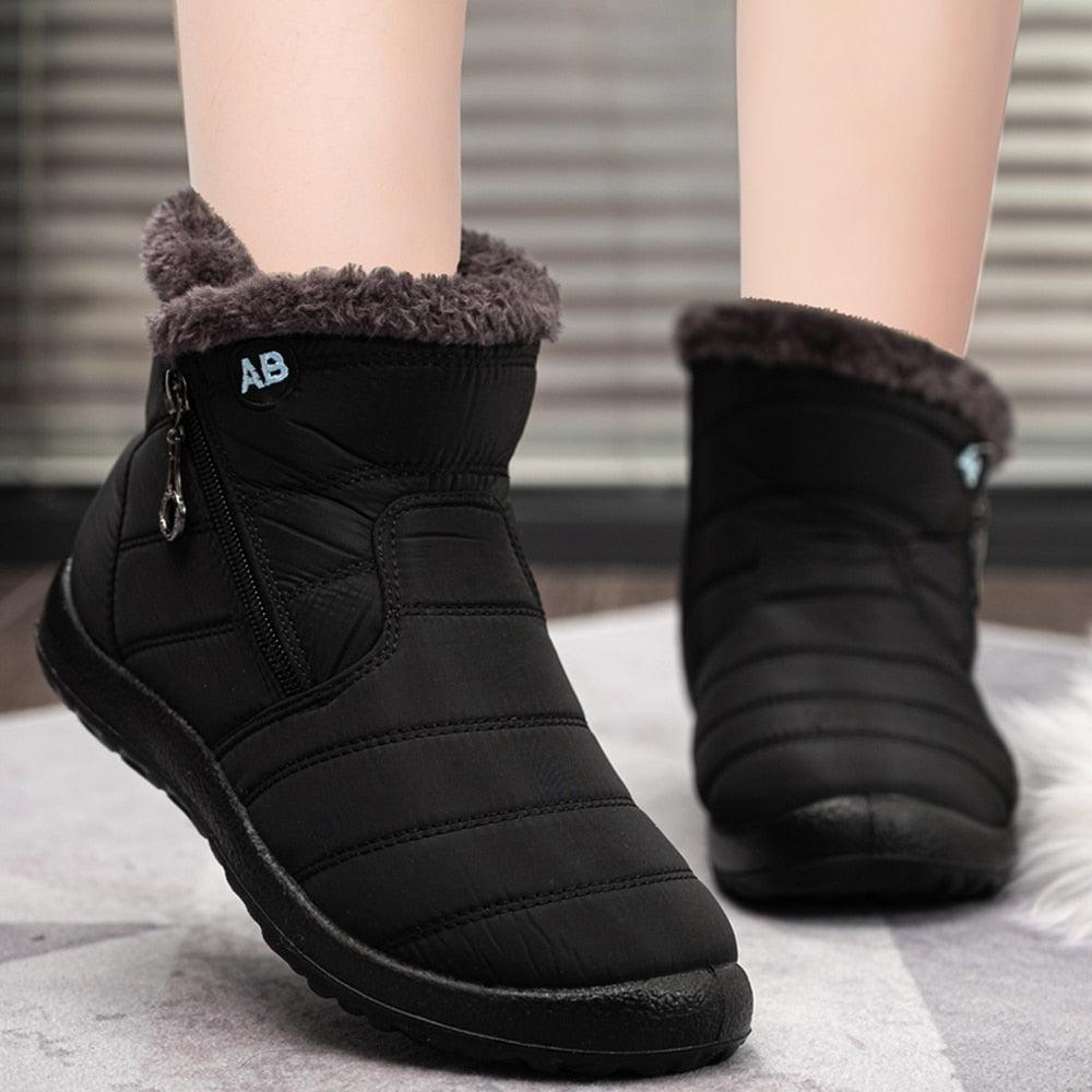 Bottines à glissière Waterproof Snow Confort Orthopédique