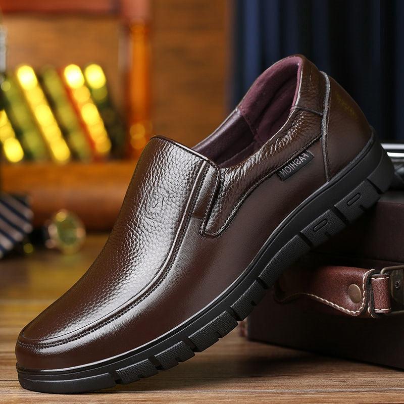 Chaussures de Luxe en Cuir Décontracté pour Hommes - Kingo Confort Orthopédique