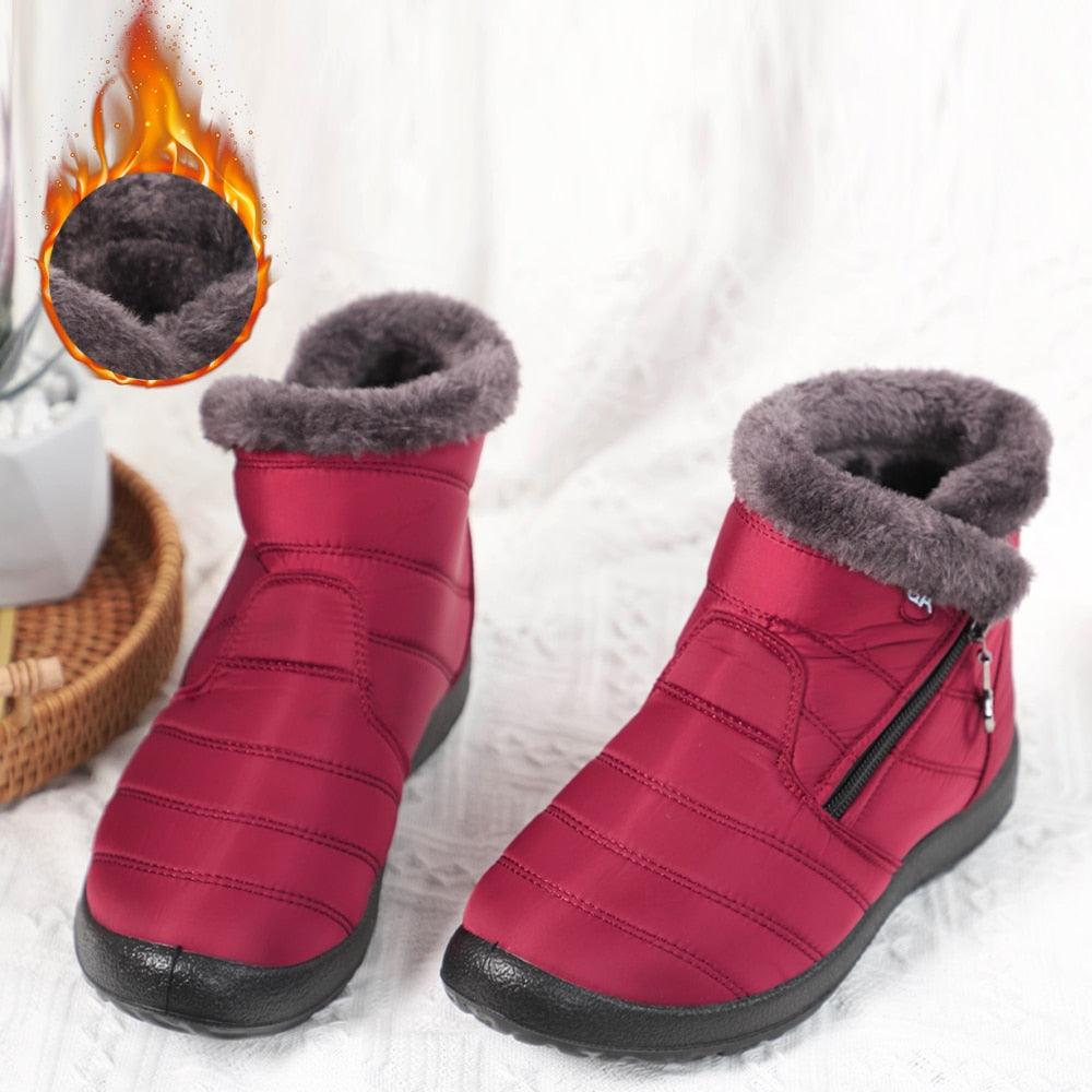 Bottines à glissière Waterproof Snow Confort Orthopédique