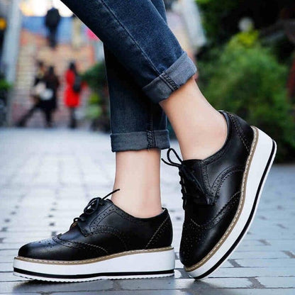 Chaussure orthopédique plateforme Oxford Confort Orthopédique