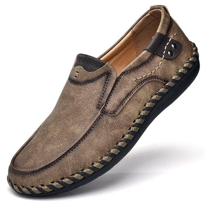 Mocassins en cuir confortables pour hommes Confort Orthopédique