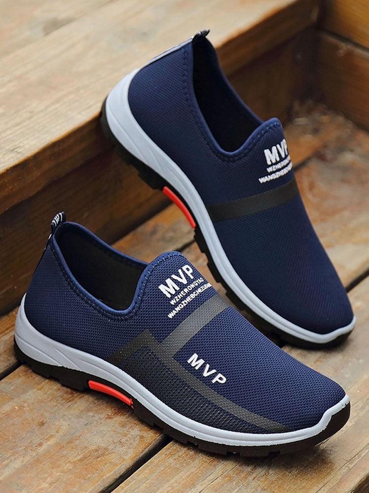 Baskets légères en maille à enfiler pour hommes - Porty Confort Orthopédique